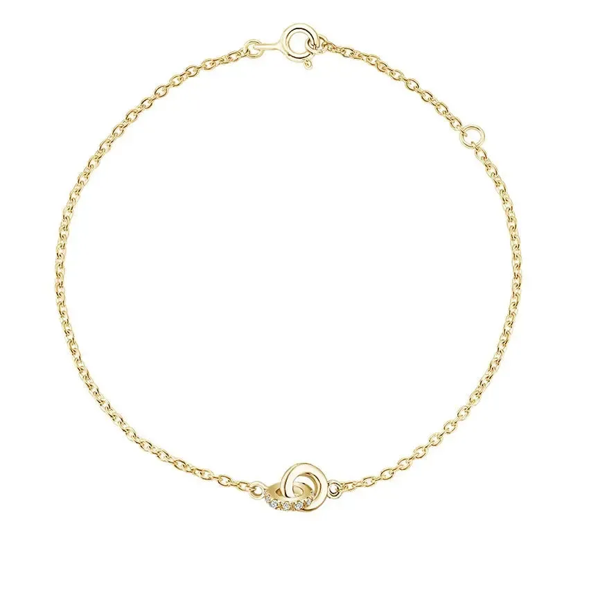 0.09CTW Pave Set Diamond Bracelet