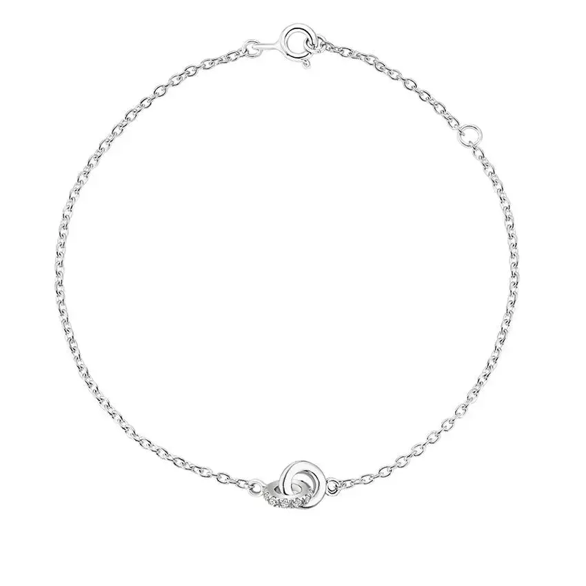 0.09CTW Pave Set Diamond Bracelet