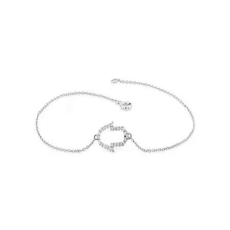 0.16CTW Moissanite Hamsa Diamond Bracelet