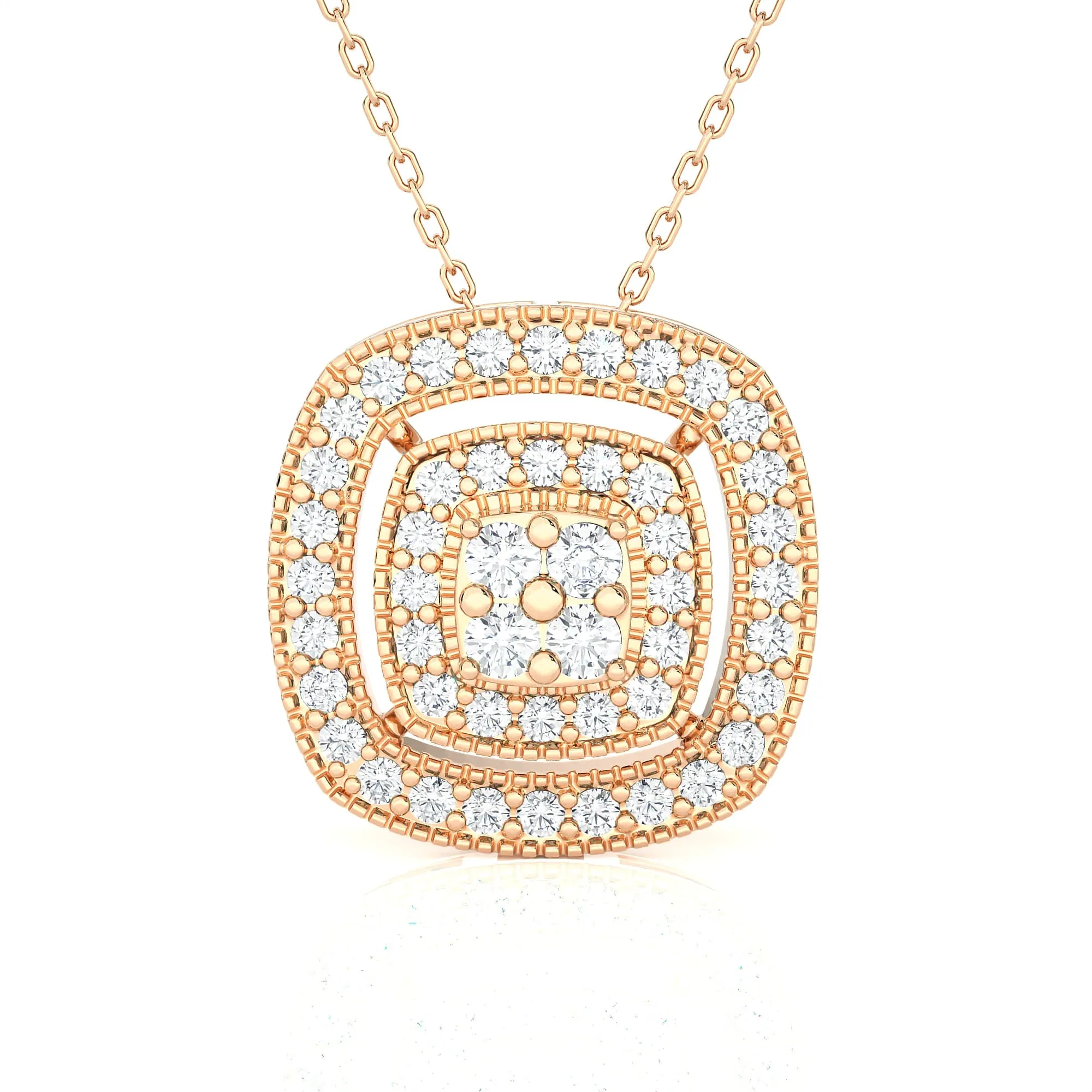 1/2  ctw Round Lab Grown Diamond Fashion Pendant