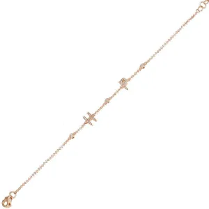 14K Diamond Personalized Intial & Diamond Bezel Bracelet (6.0mm)- Customize yours!