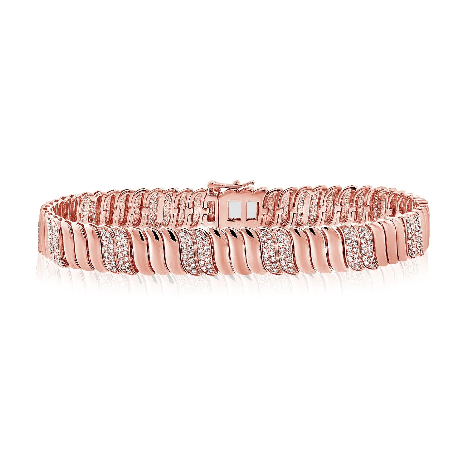 14K Gold & Diamond Bracelet - 0.95ct
