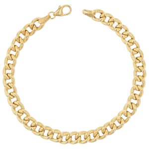14K Grand Cuban Curb Link Bracelet