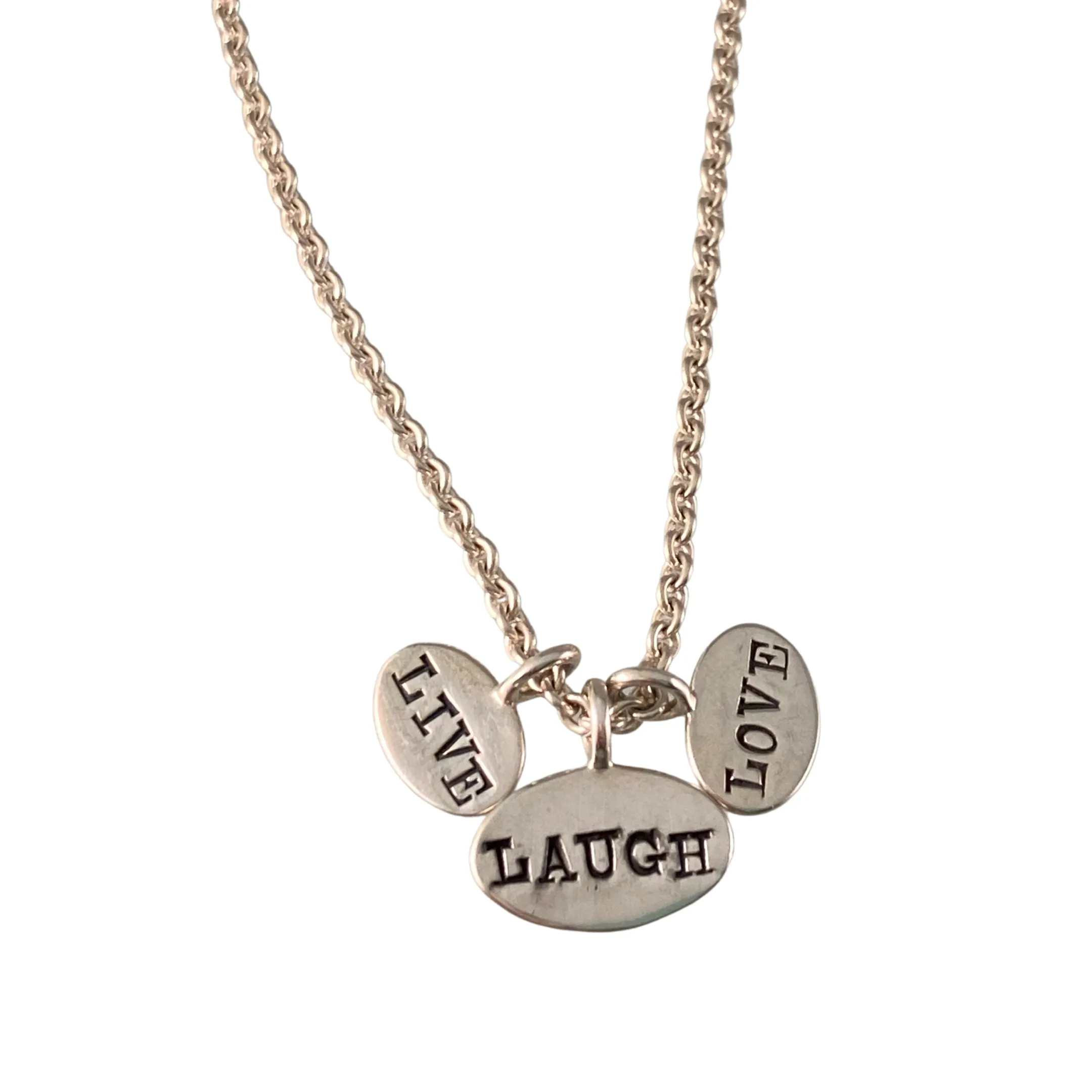16" Live Love Laugh Charm Necklace
