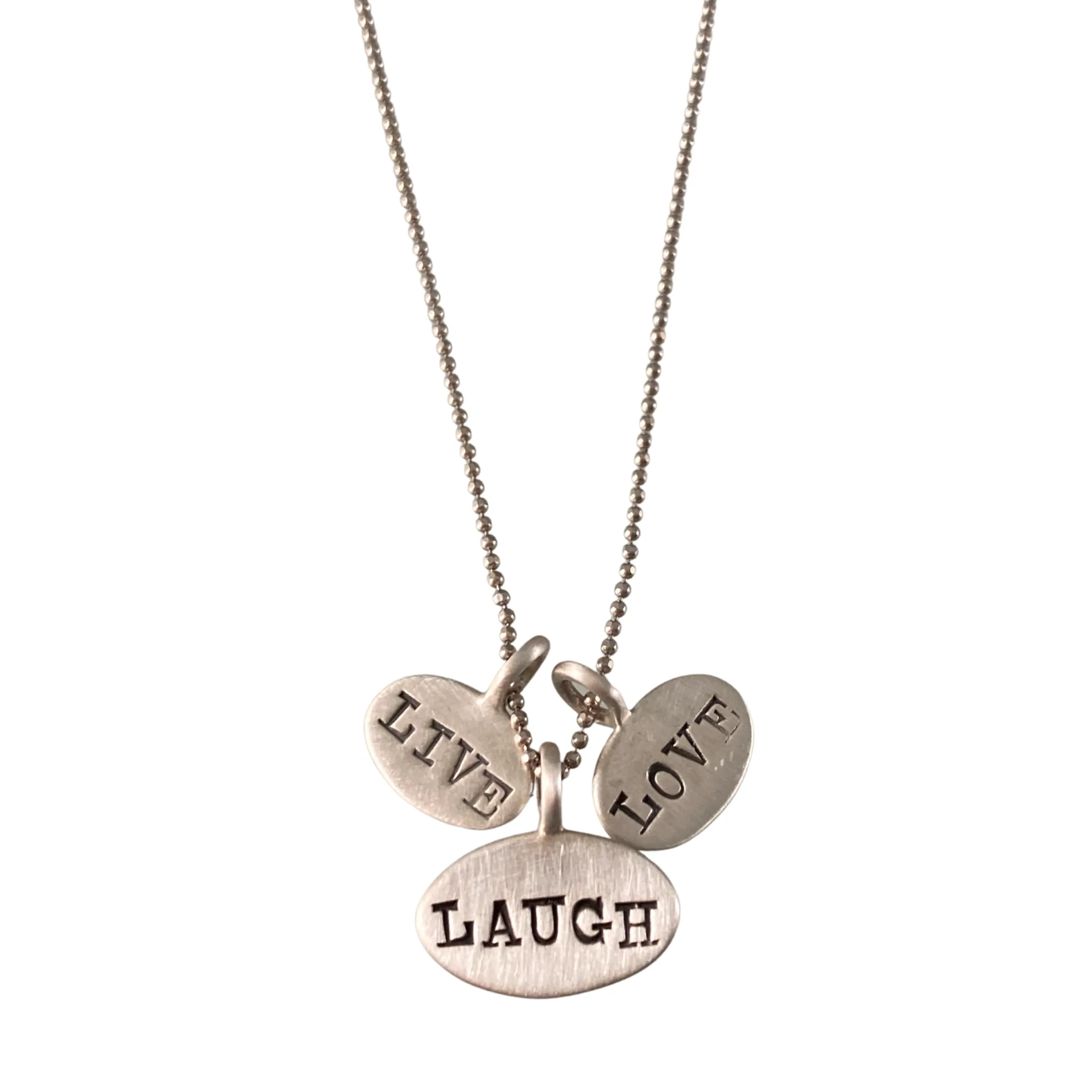16" Live Love Laugh Charm Necklace