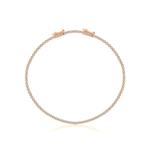 18K Gold 1.2 Carat Tennis Diamond Bracelet