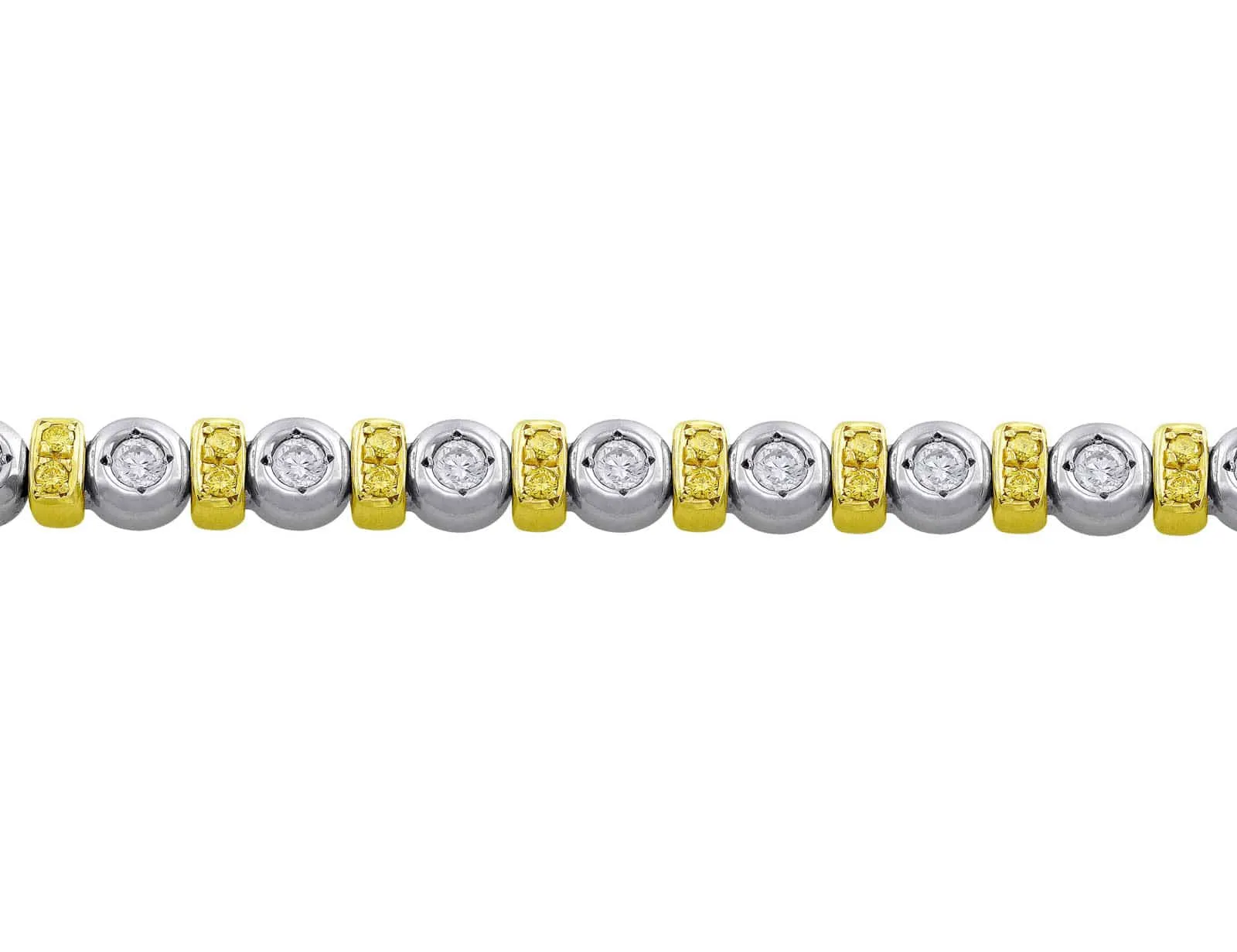 18kt White Gold & Diamond Bracelet