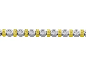 18kt White Gold & Diamond Bracelet
