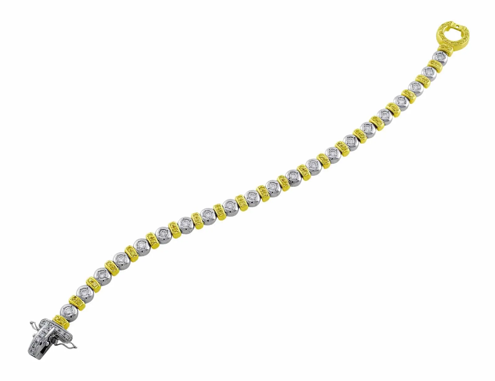 18kt White Gold & Diamond Bracelet