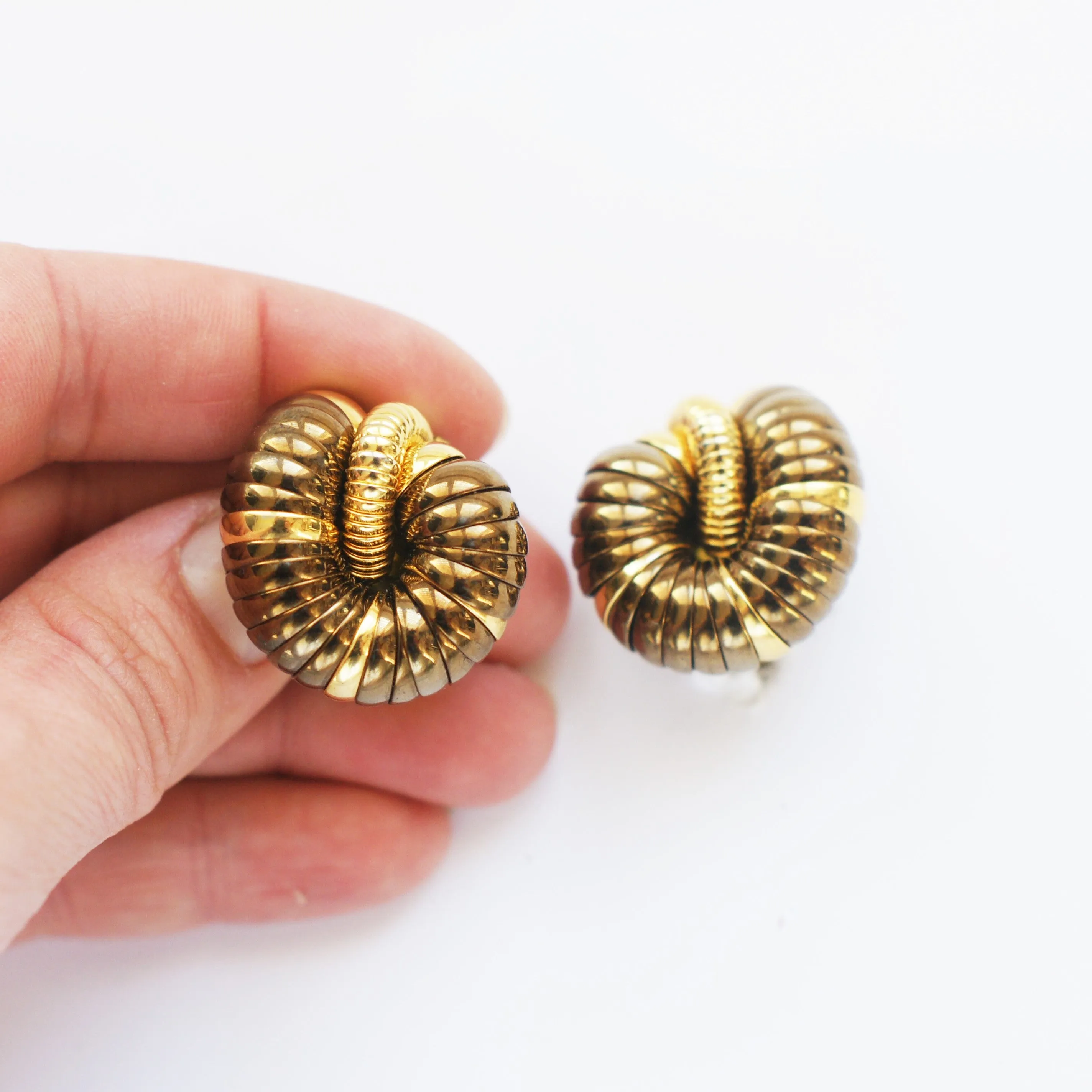 1960s Italian Clip On Earrings