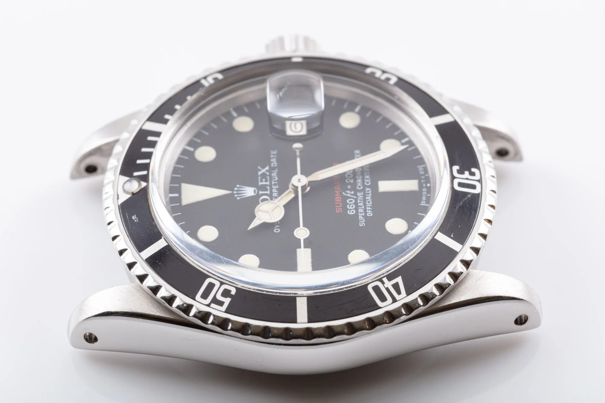 1972 Rolex 1680 Red Submariner MK 5 Dial with Rolex Service Card
