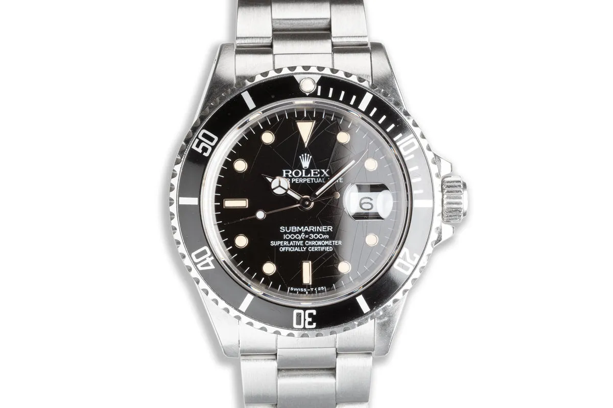 1985 Rolex Submariner 16800 "Spider" Dial