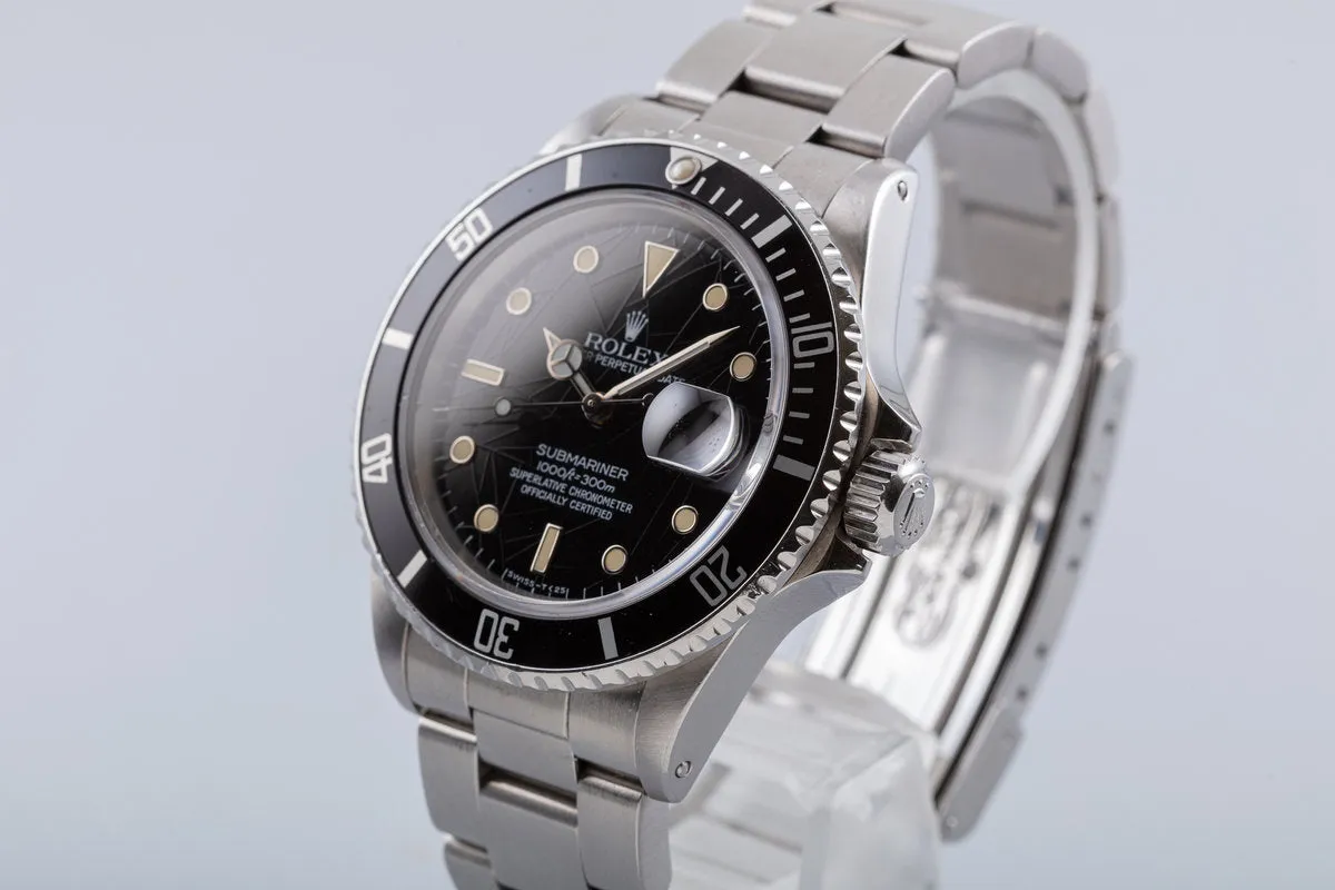 1985 Rolex Submariner 16800 "Spider" Dial