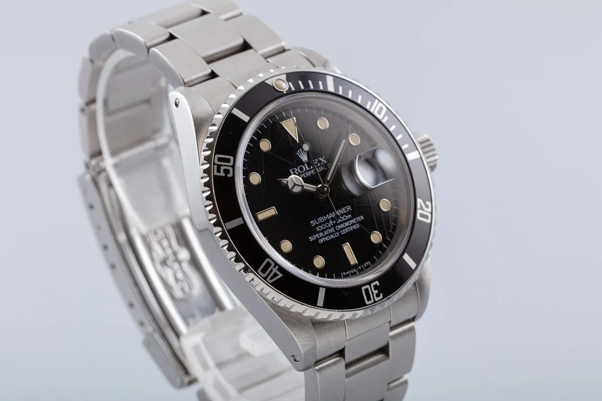 1985 Rolex Submariner 16800 "Spider" Dial