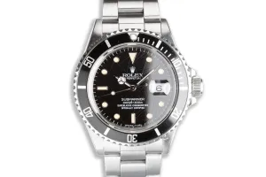 1985 Rolex Submariner 16800 "Spider" Dial