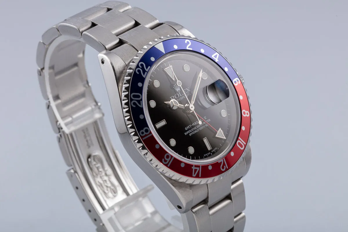 2003 Rolex GMT-Master II 16710 with Box & Papers