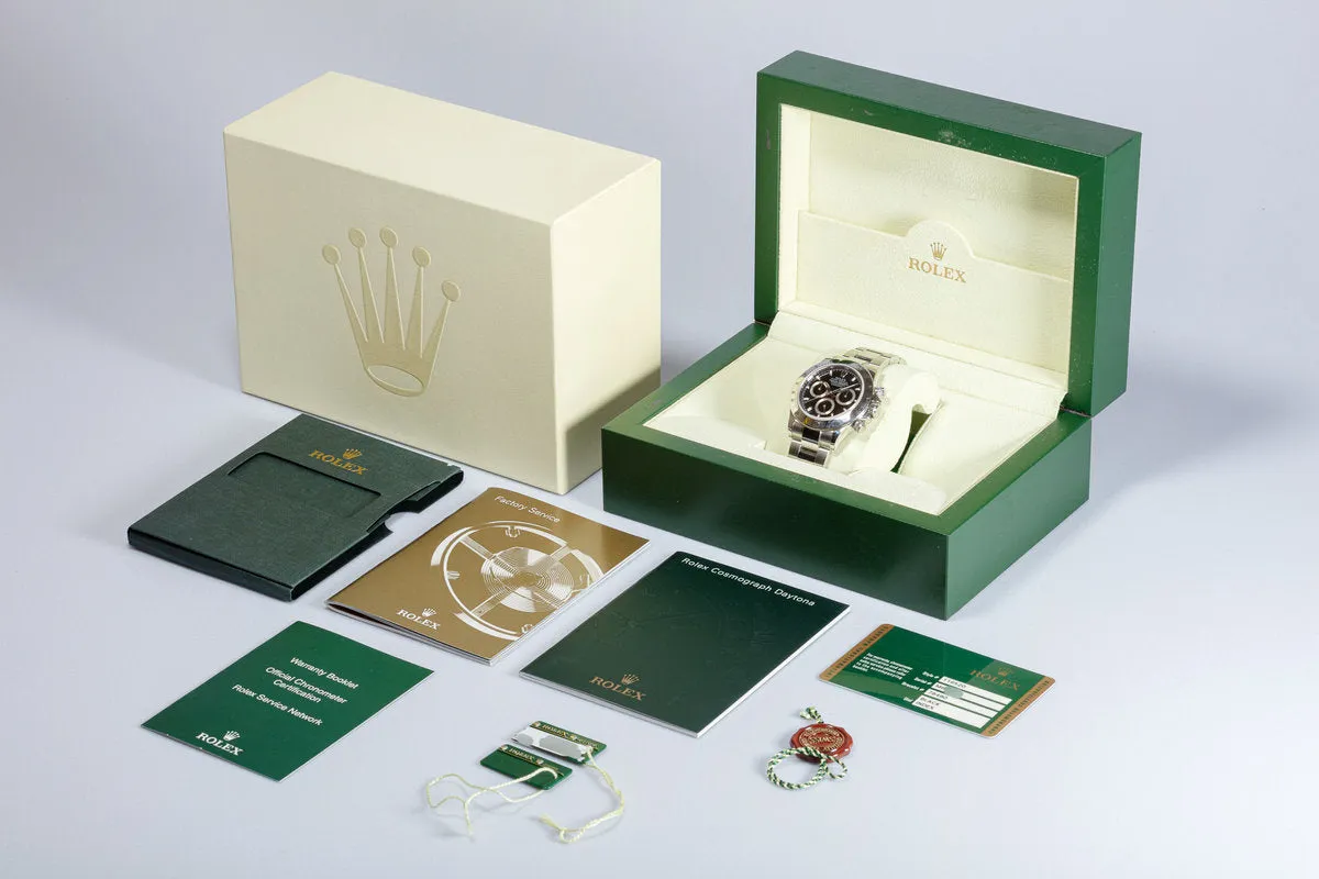 2008 Rolex Daytona 116520 Black Dial with Box & Card