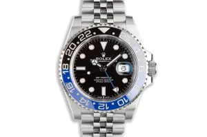 2020 Rolex GMT-Master II 127710BLNR "Batman" with Box & Card