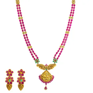 22K Ruby Temple set