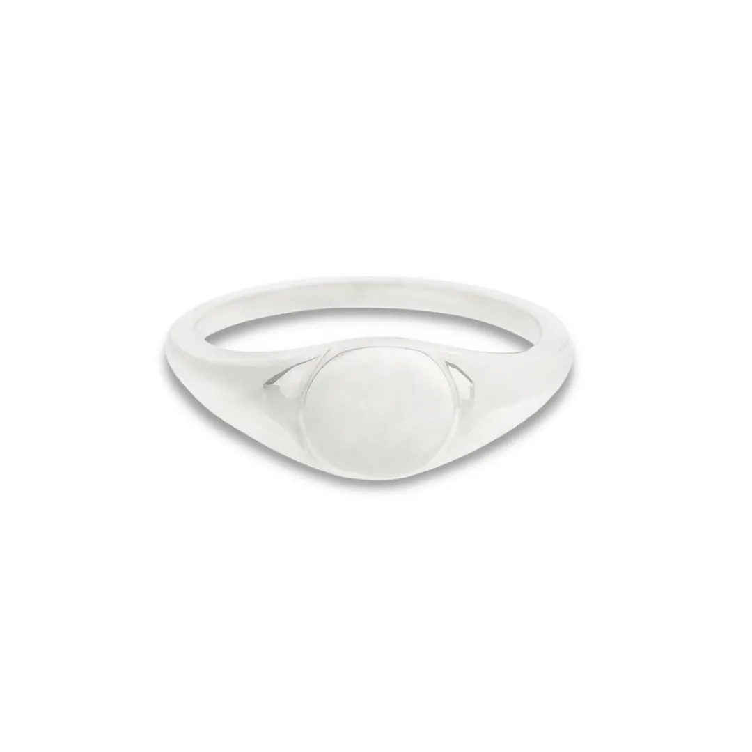 Adult Signet Ring - Silver