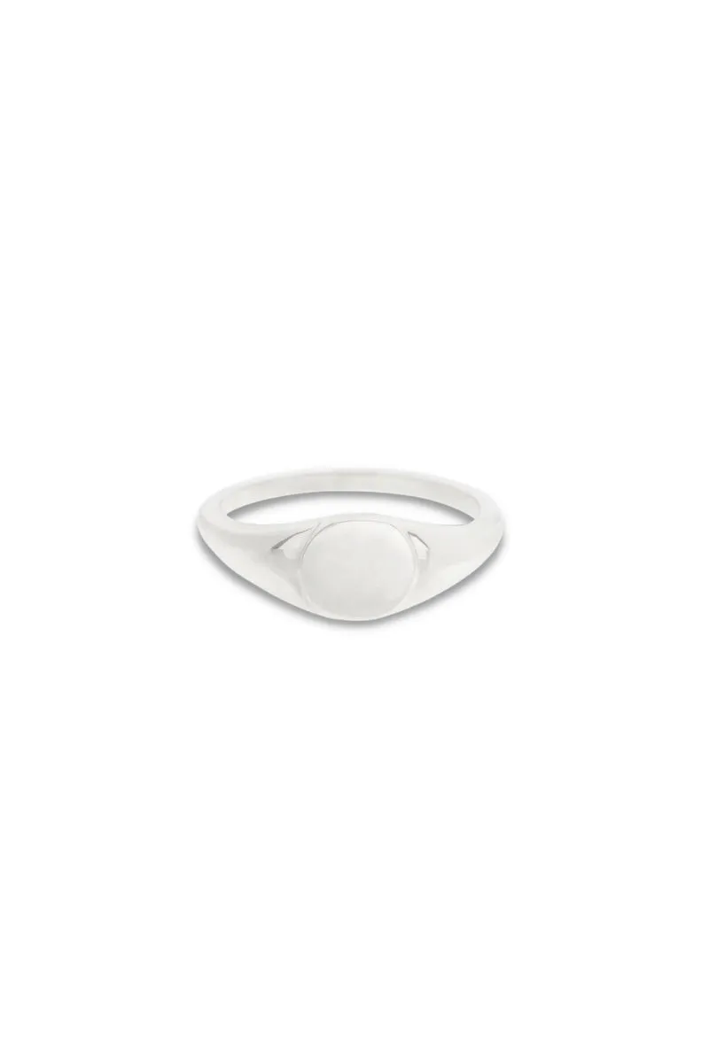 Adult Signet Ring - Silver