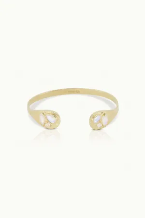 Alessia Moonstone Gold Cuff