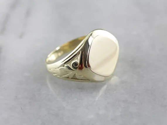 Antique Men's Gold Signet Ring