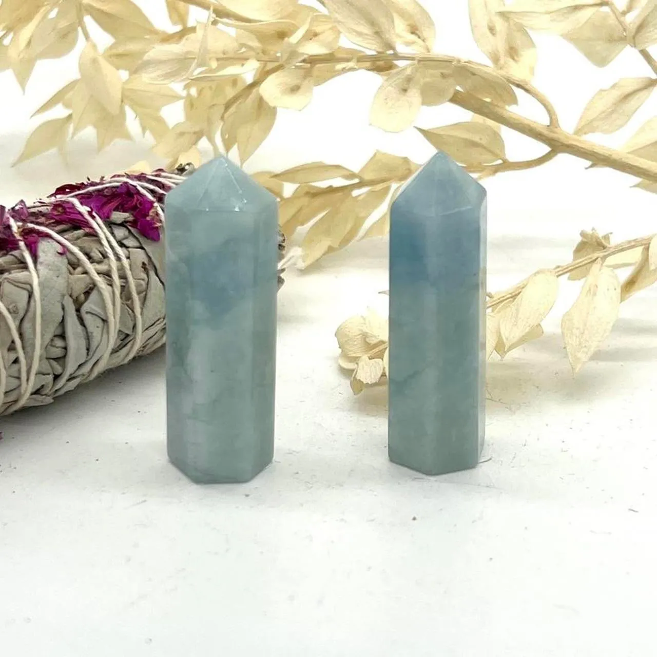 Aquamarine Tower Point  Gift for Her