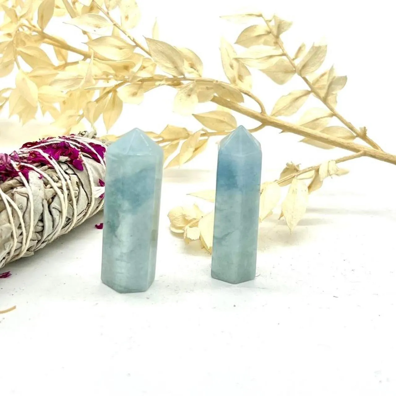 Aquamarine Tower Point  Gift for Her