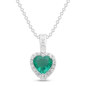 Ardent Heart Necklace - WG