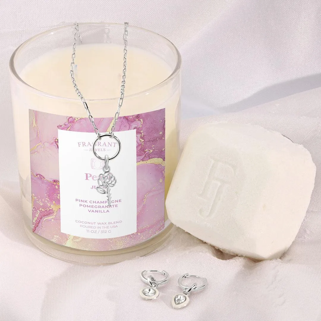 August Peridot Birthstone Charm - Bath Bomb