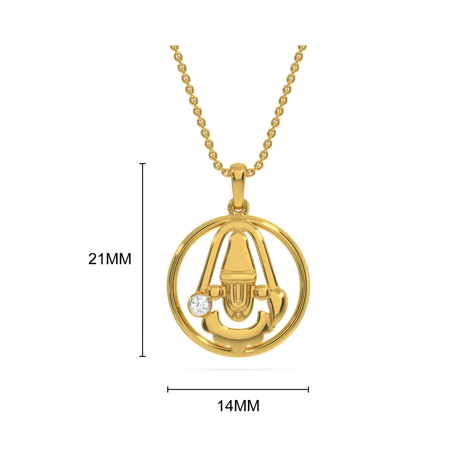 Balaji Rakhi Pendant
