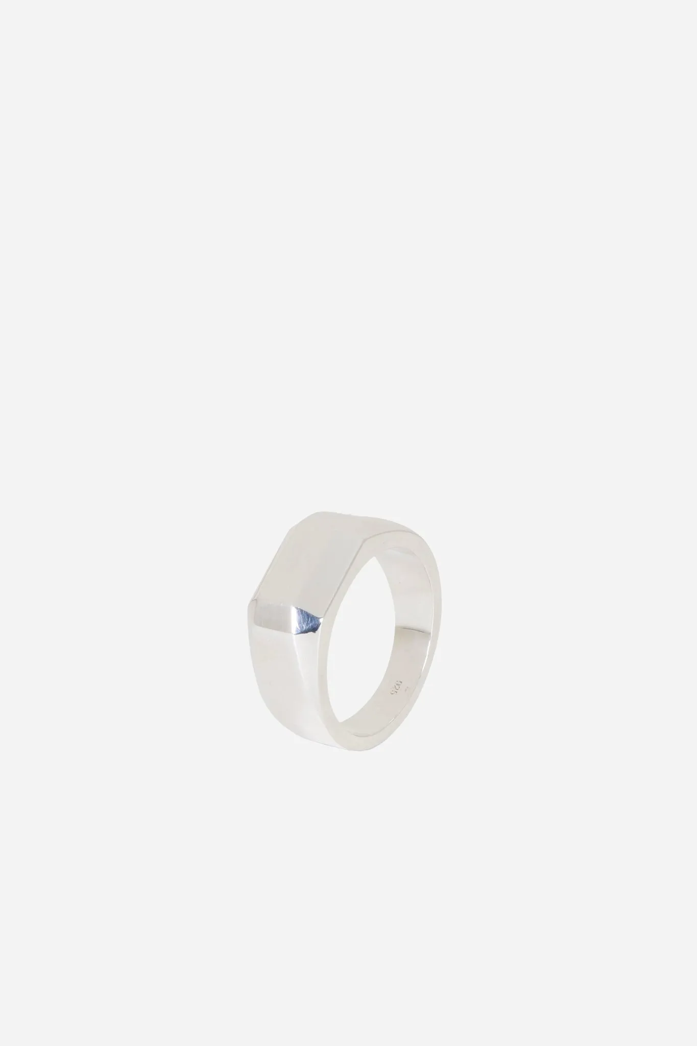 Bank Signet Ring 925 Sterling Silver
