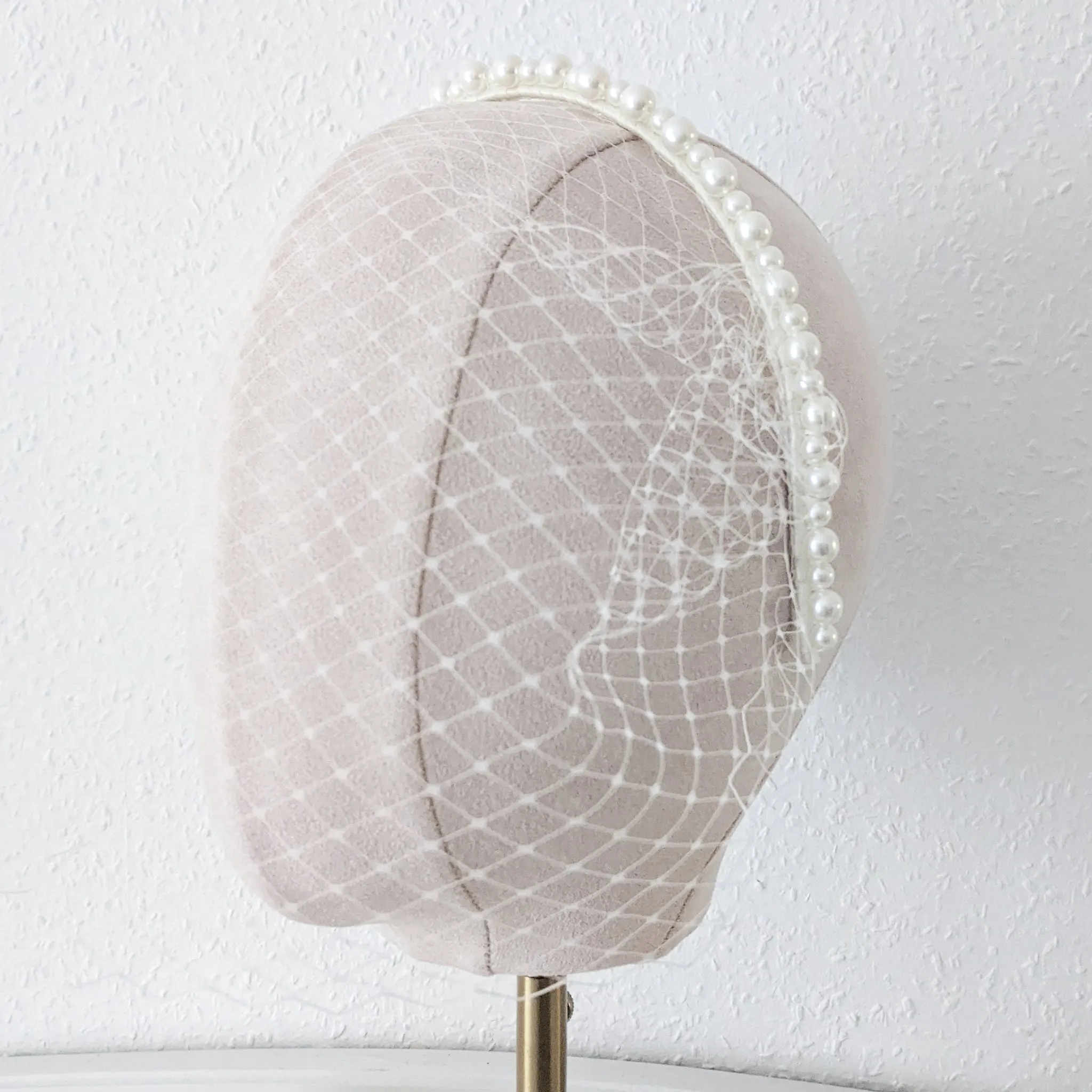 Bella Birdcage Veil Headband