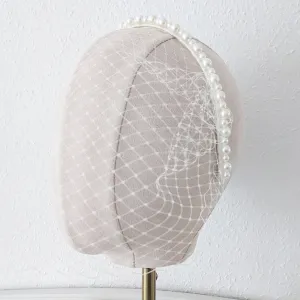 Bella Birdcage Veil Headband