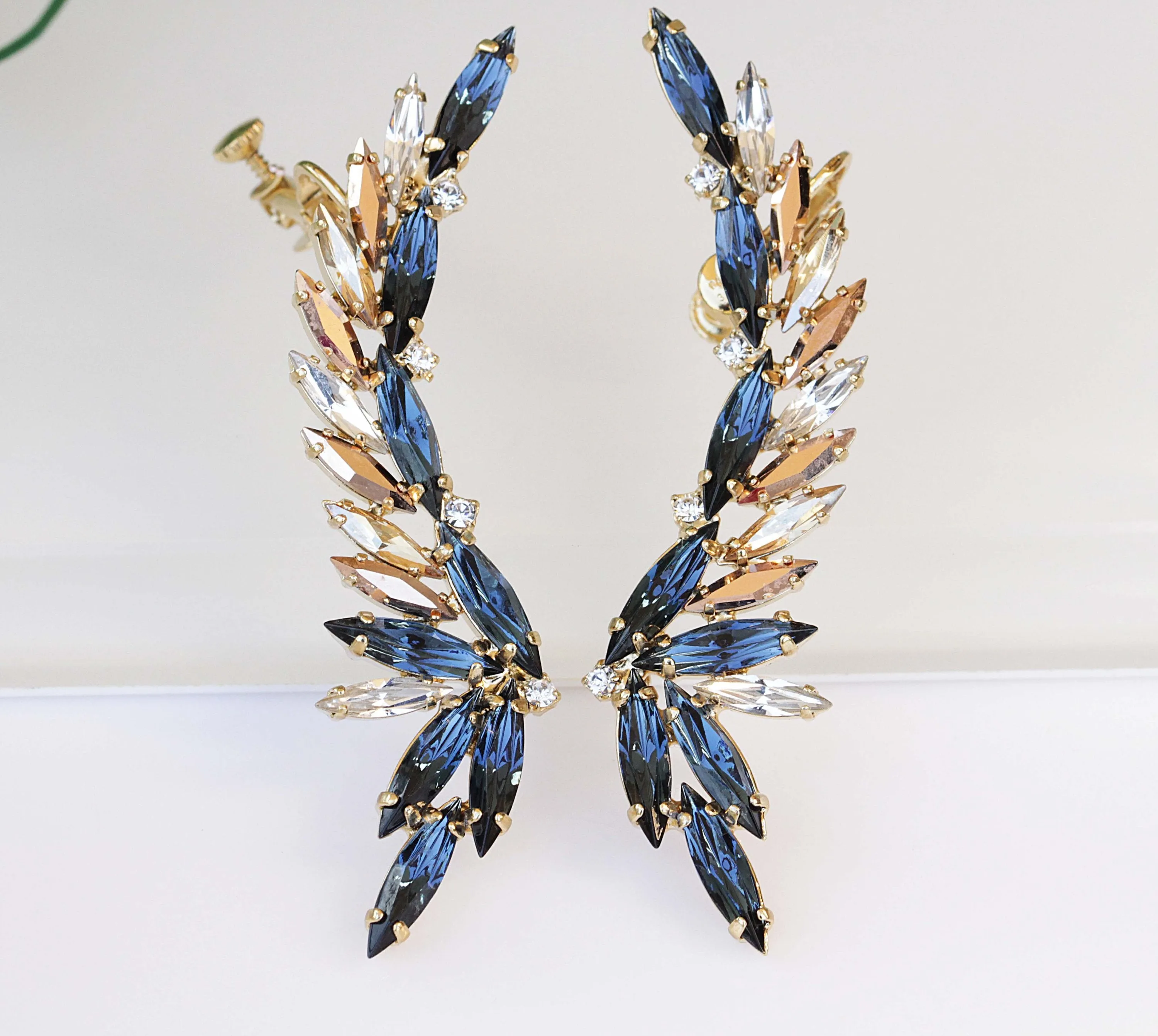 Blue Navy studs