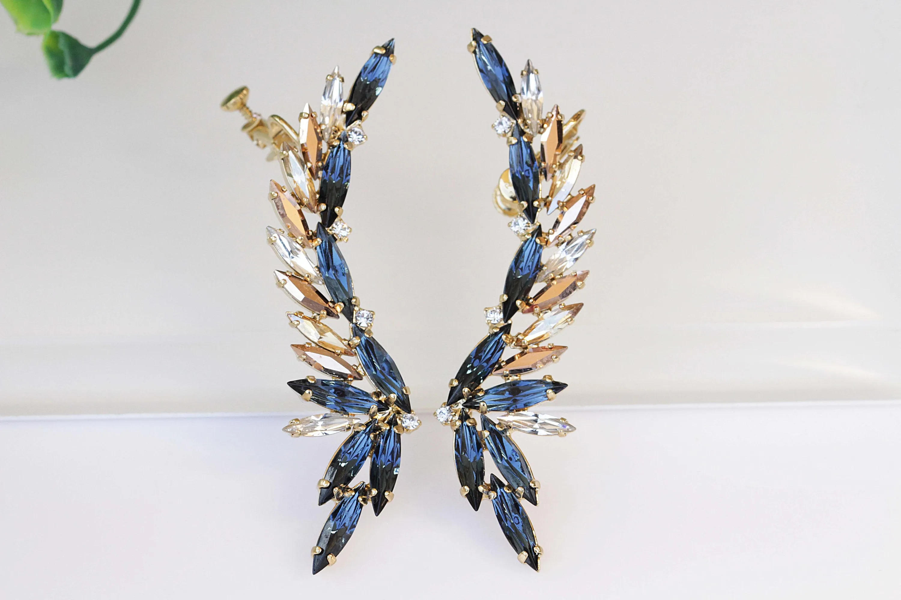 Blue Navy studs