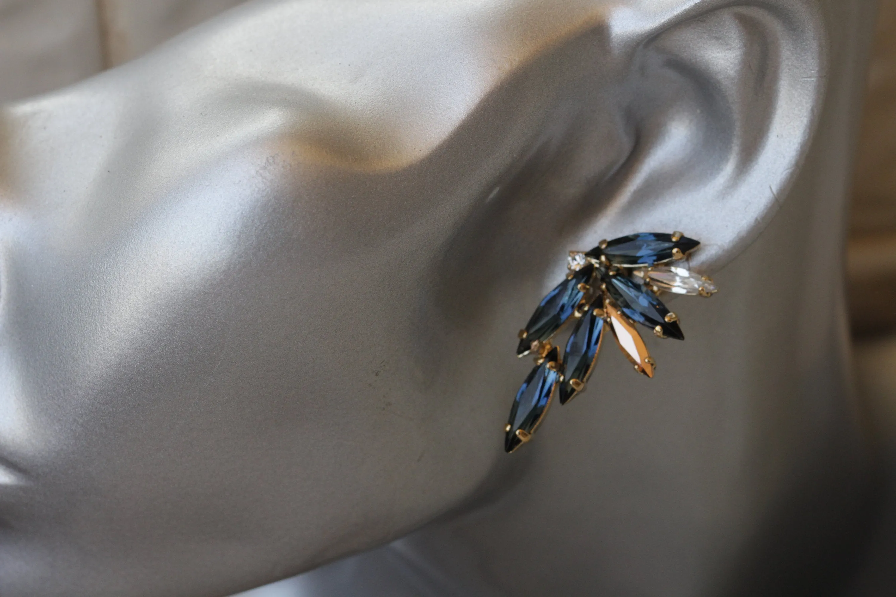 Blue Navy studs