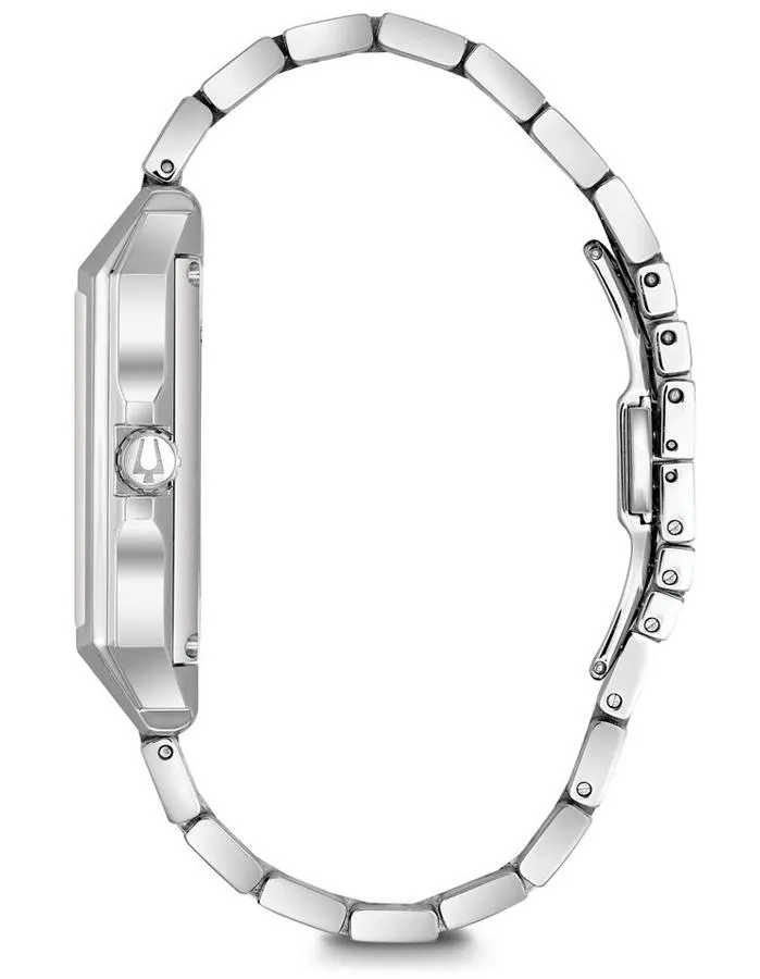 Bulova Mens Automatic Watch - Black Open Heart Dial - Stainless - Bracelet - 30m