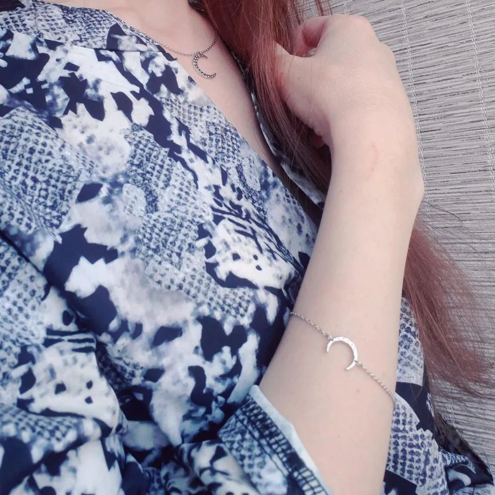 Chain Moon Bracelet