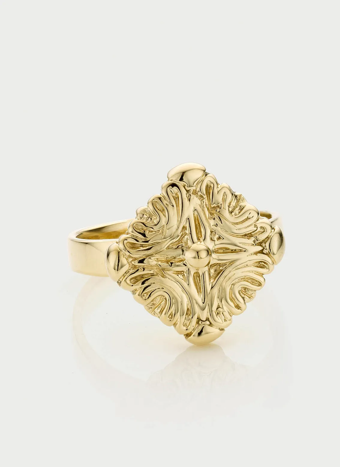 Charlie signet ring 14k gold