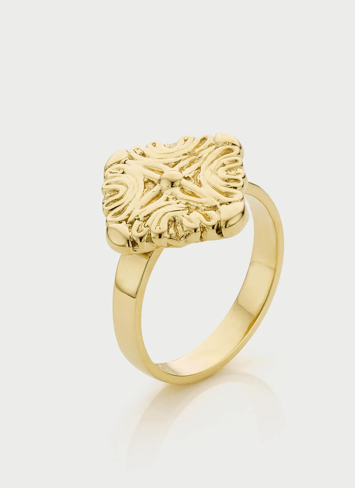 Charlie signet ring 14k gold