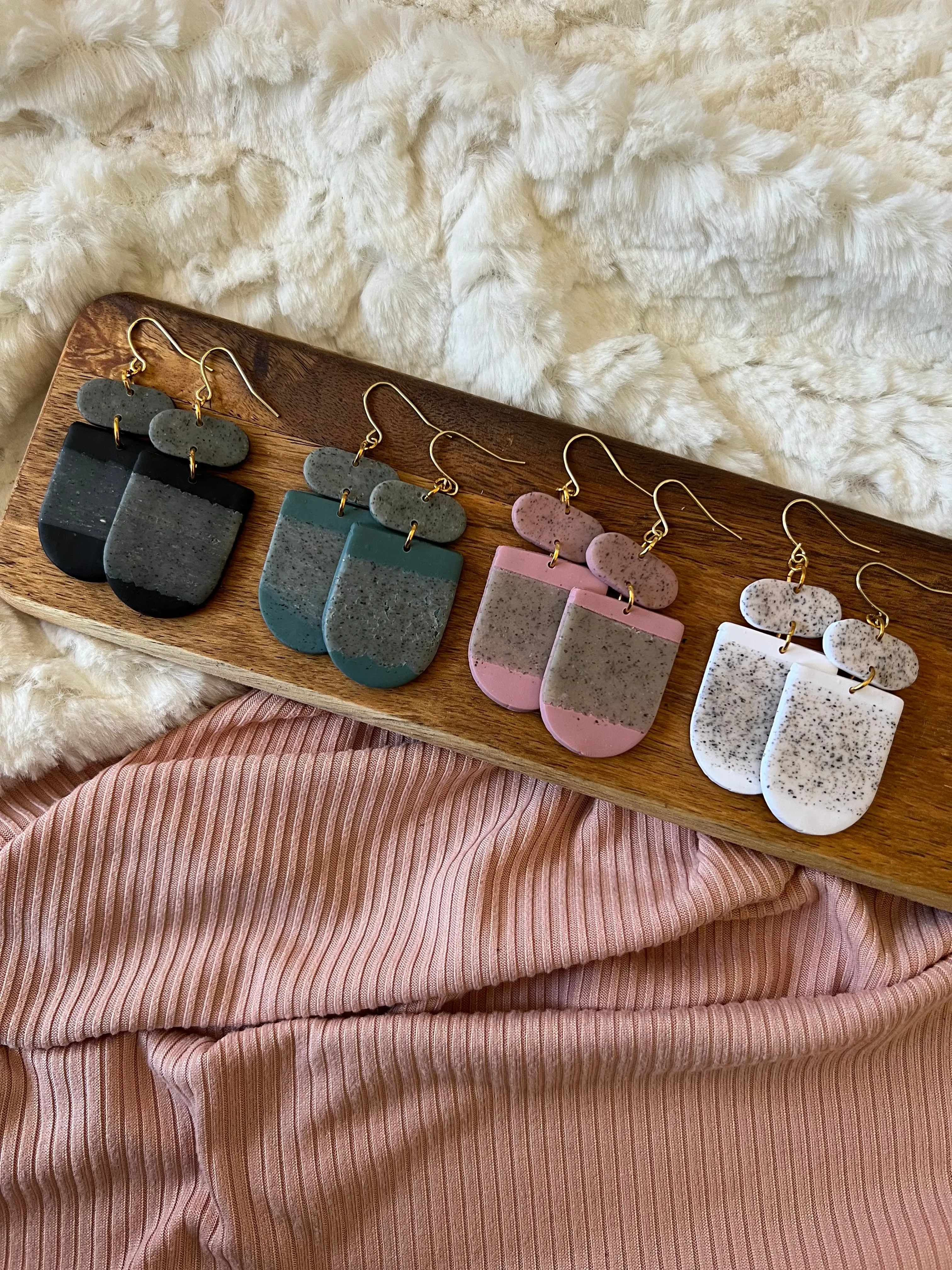 Chunk Sandstone Earrings