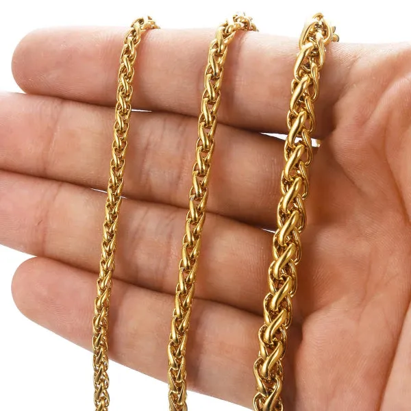 Classy Men Gold-Toned Chain Bracelet
