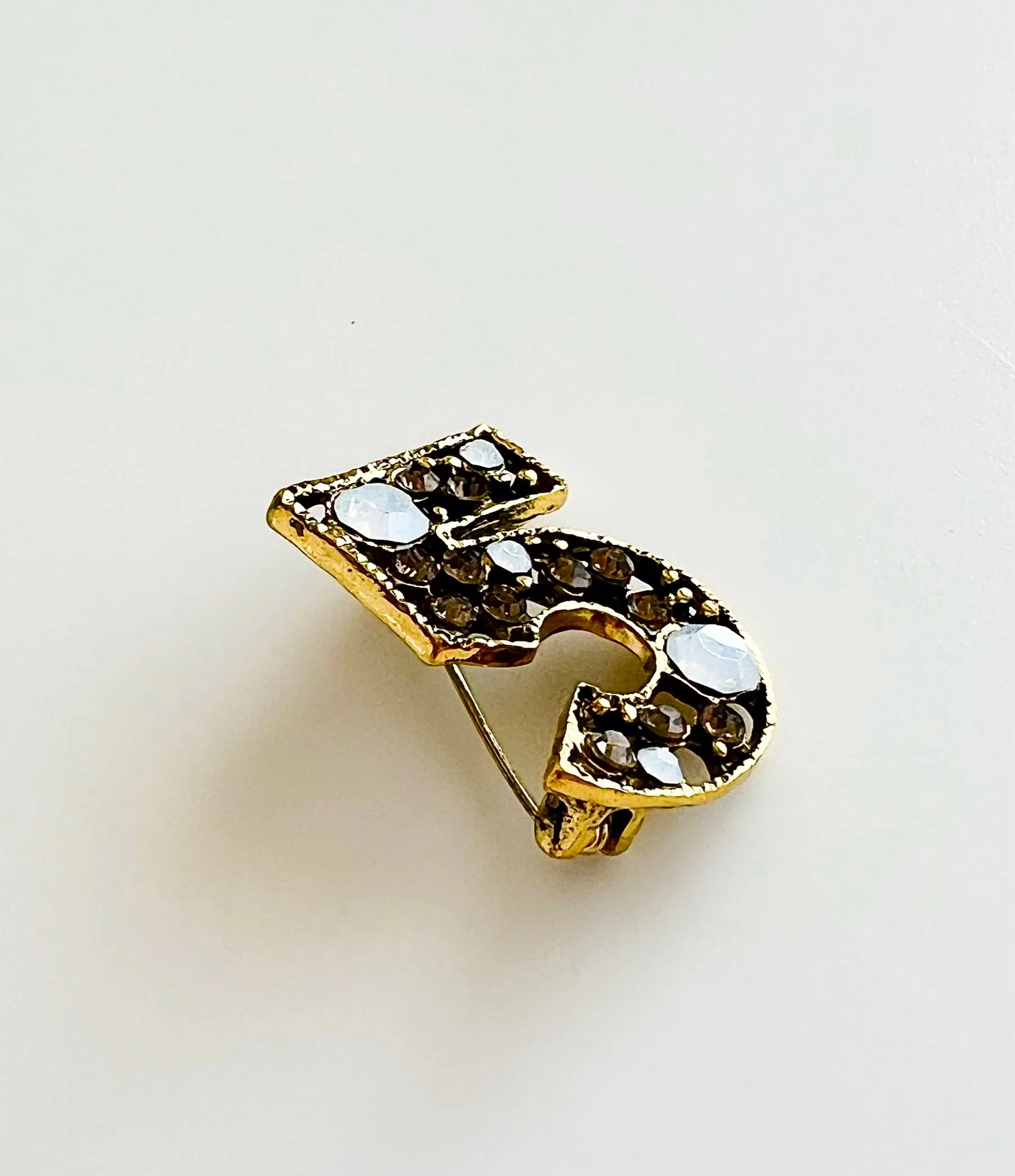 CZ No.5 Brooch