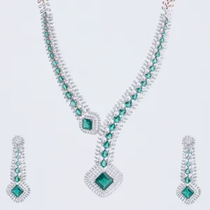 Diamond & Emerald Rhapsody Necklace