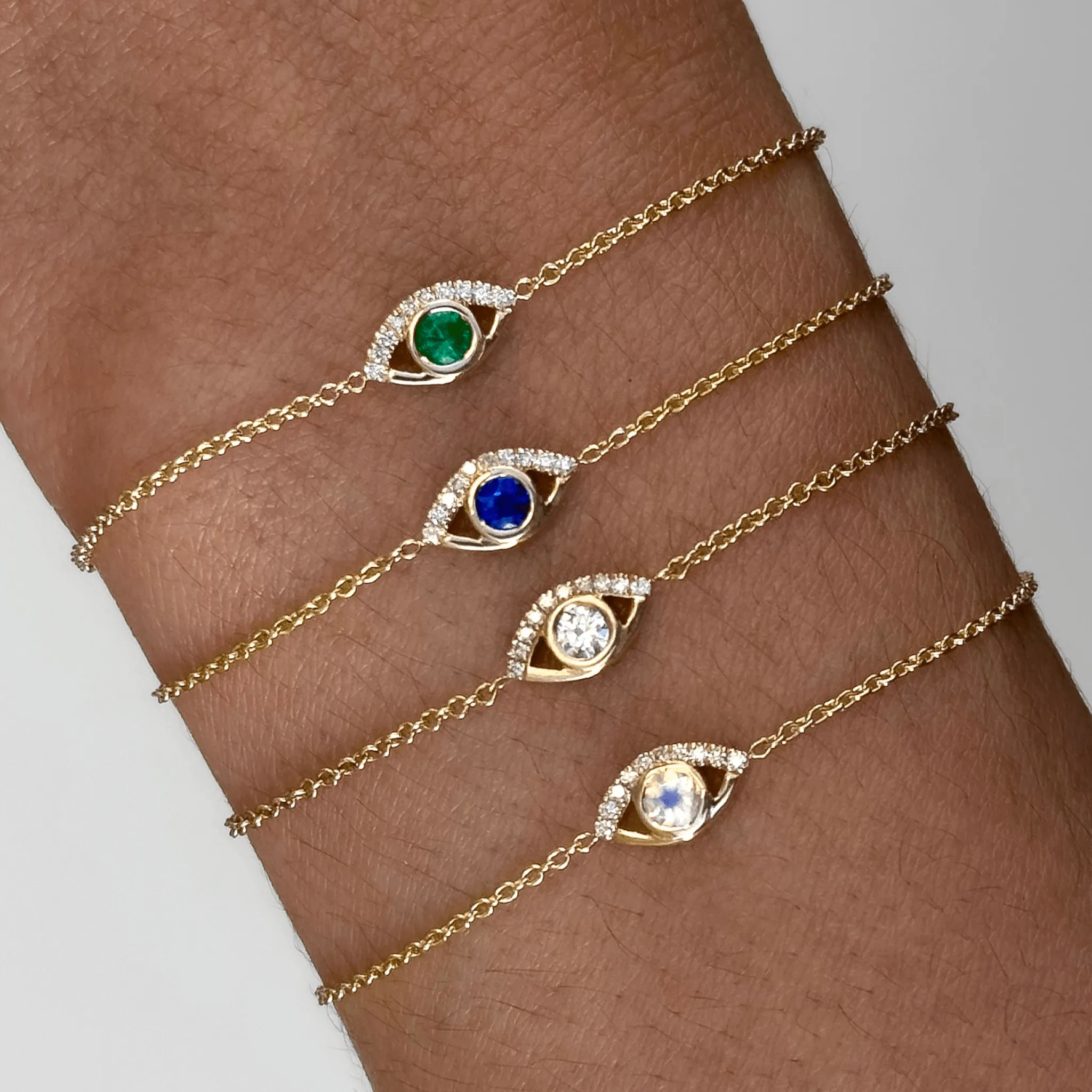 Diamond Angel Eye Bracelet | Ready to Ship
