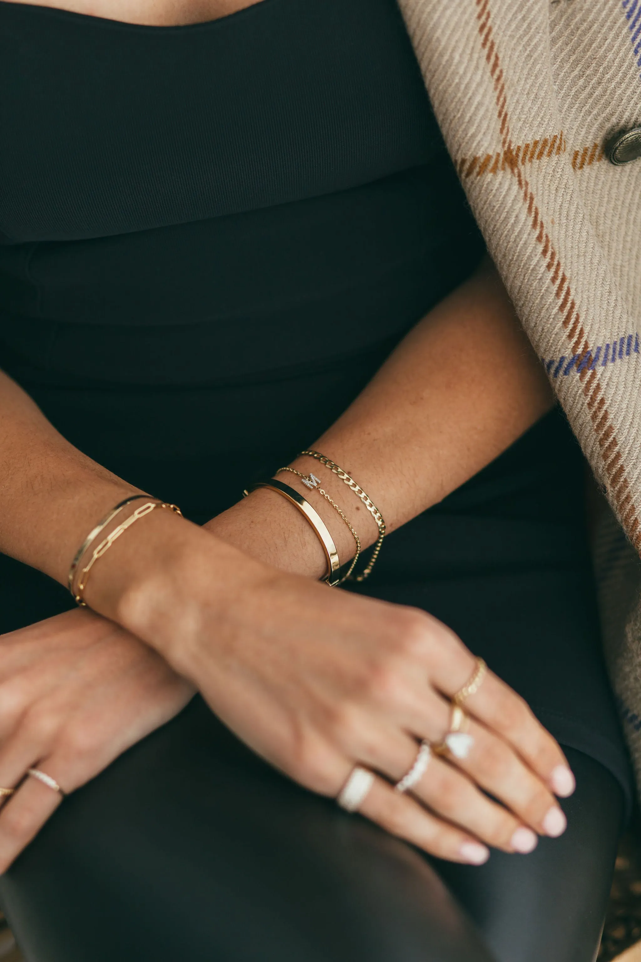 Diamond Initial Bracelet
