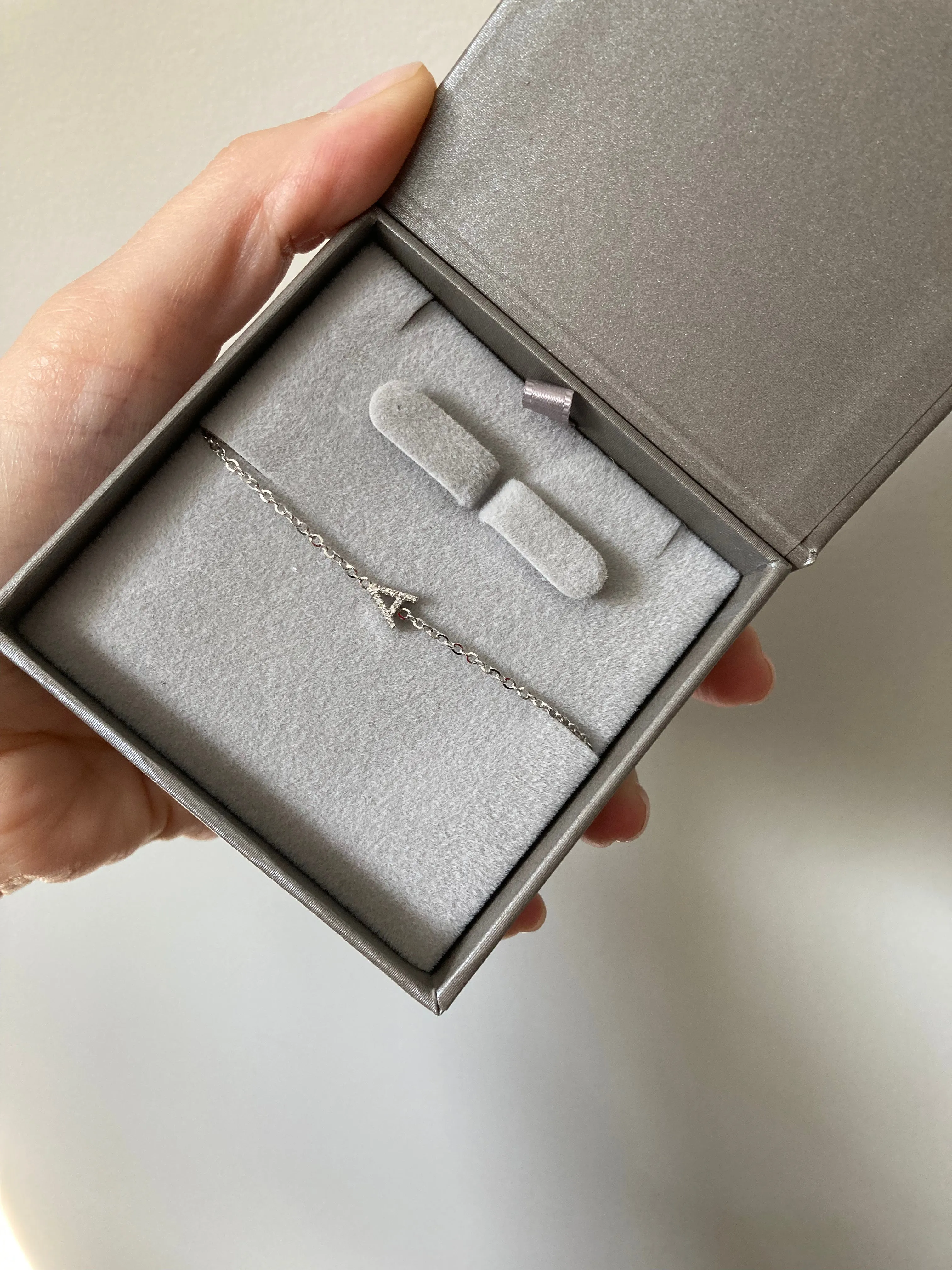 Diamond Initial Bracelet