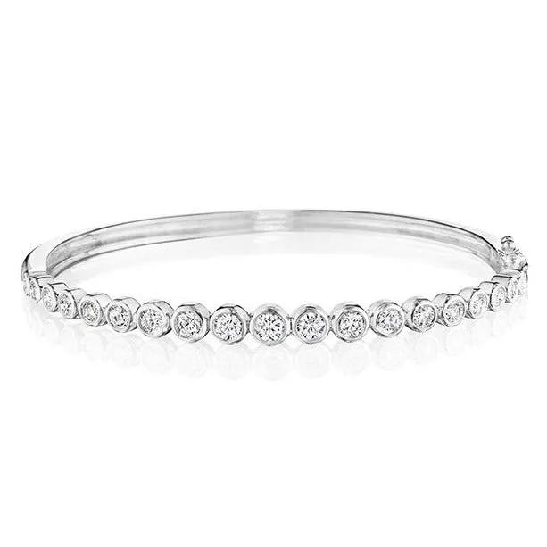 Diamond Round Bangle